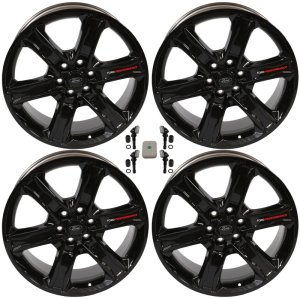 Ford F-150 Wheel Kit - Ford Racing - 22x9.5in - Gloss Black - `15-`23 Ford F-150 Wheel Kit - Ford Racing - 22x9.5in - Gloss Black - `15-`23